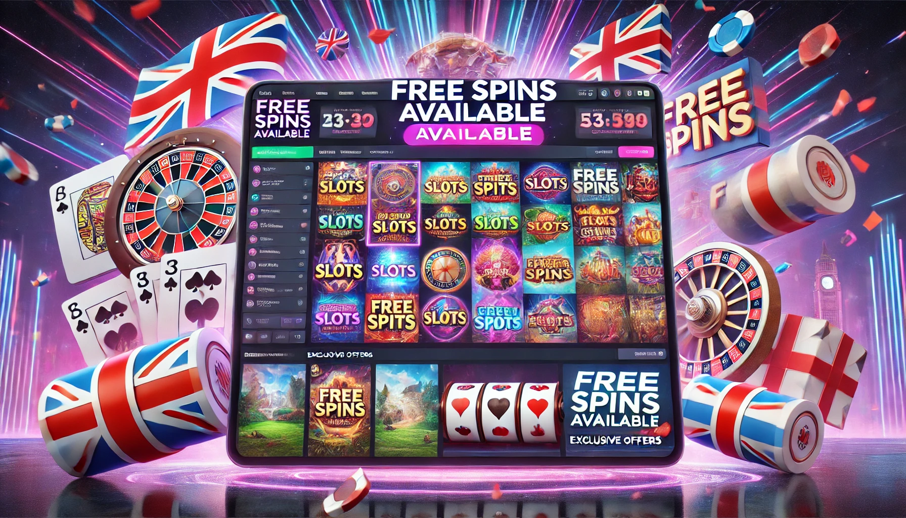 UK casino sites with free spins